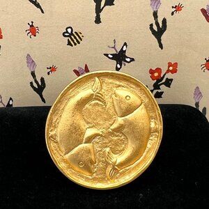 Anne Klein Zodiac Scarf Clip - Piscies